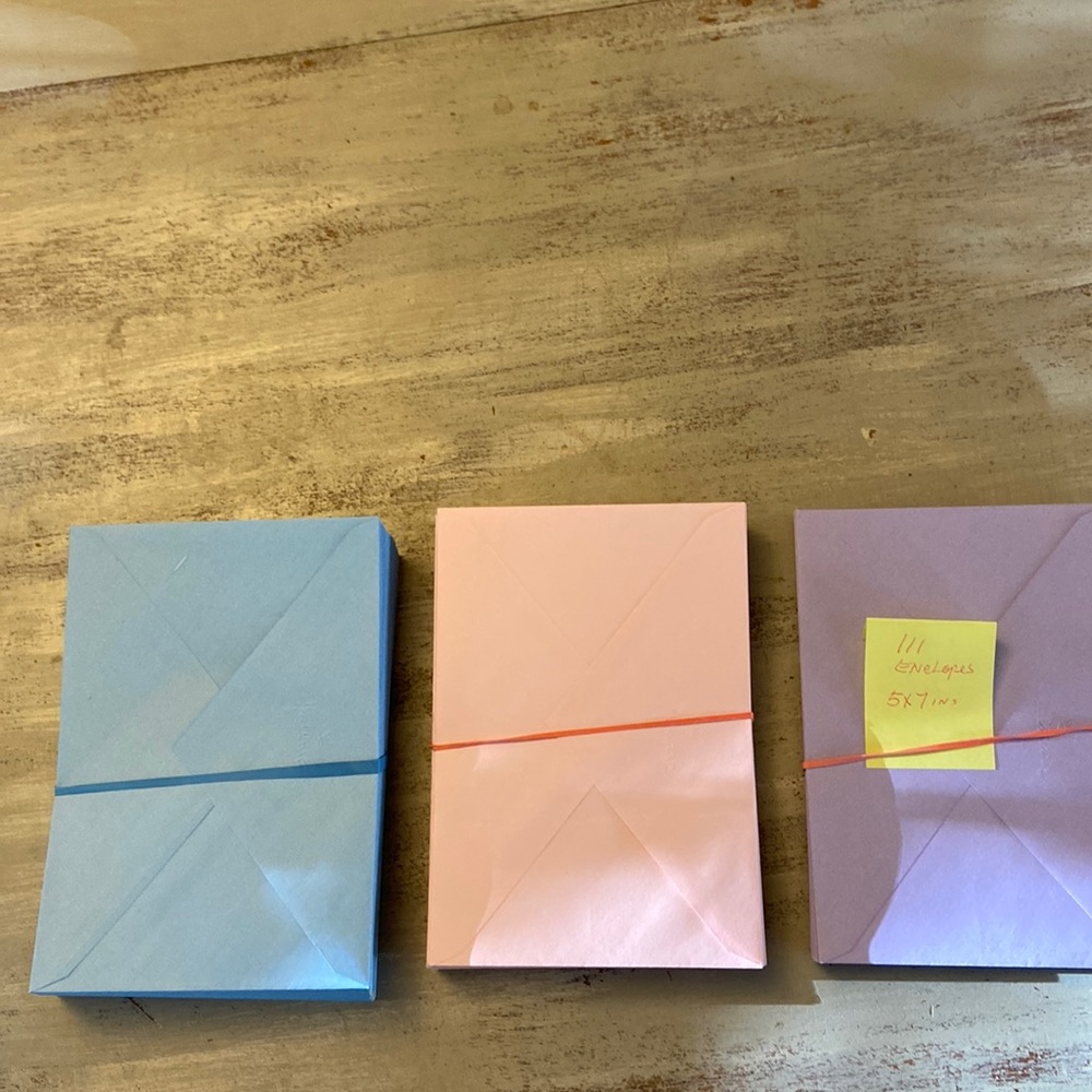 Package of 111 5x7 high quality envelopes